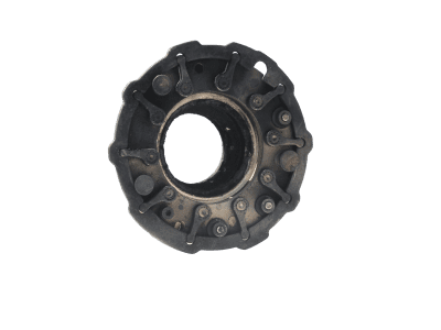 Nozzle ring seized due to heavy carbon build up